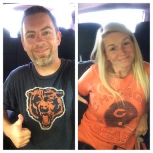 What my Bears shirt looked like back in 2014. It’s a lot worse for wear now.