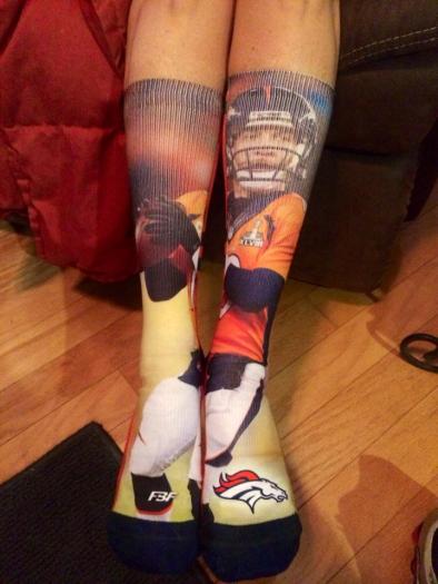 TWo Peyton socks